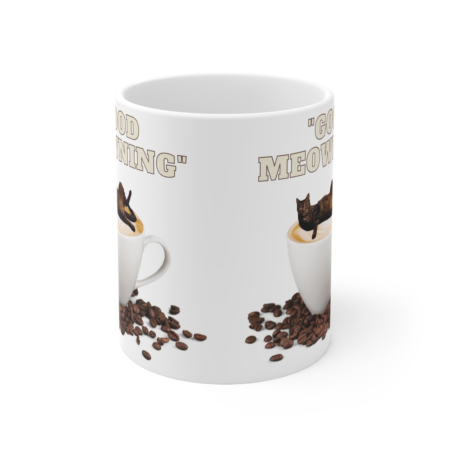 Originally Design Ceramic Coffee Mug - "Good Meowning" (Loki Collection)