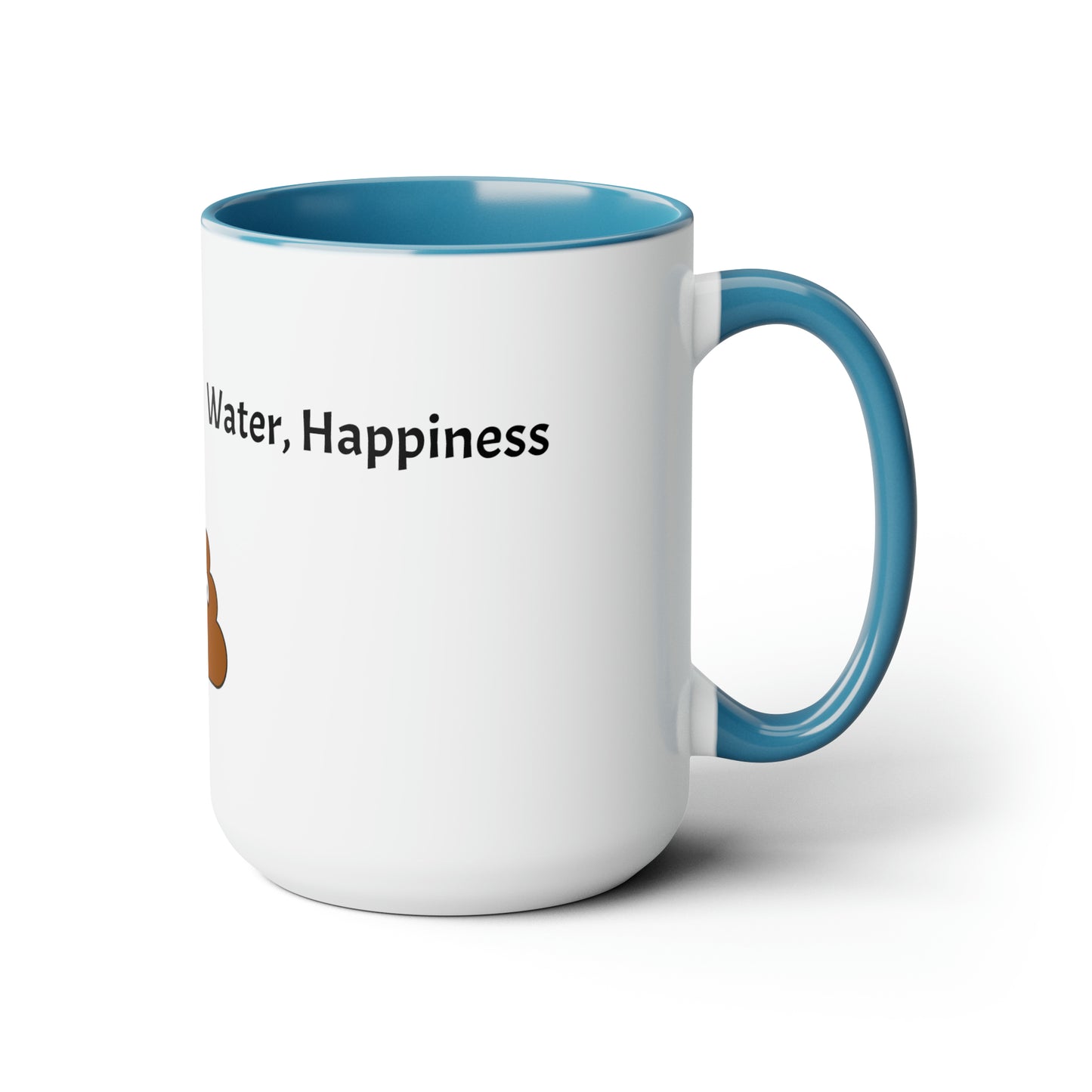 Humor Two-Tone Coffee Mugs, 15oz