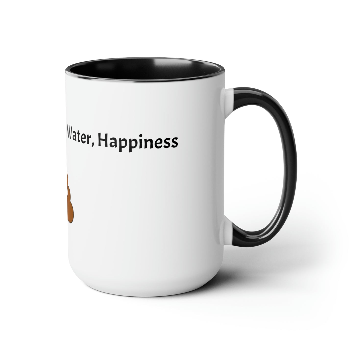 Humor Two-Tone Coffee Mugs, 15oz