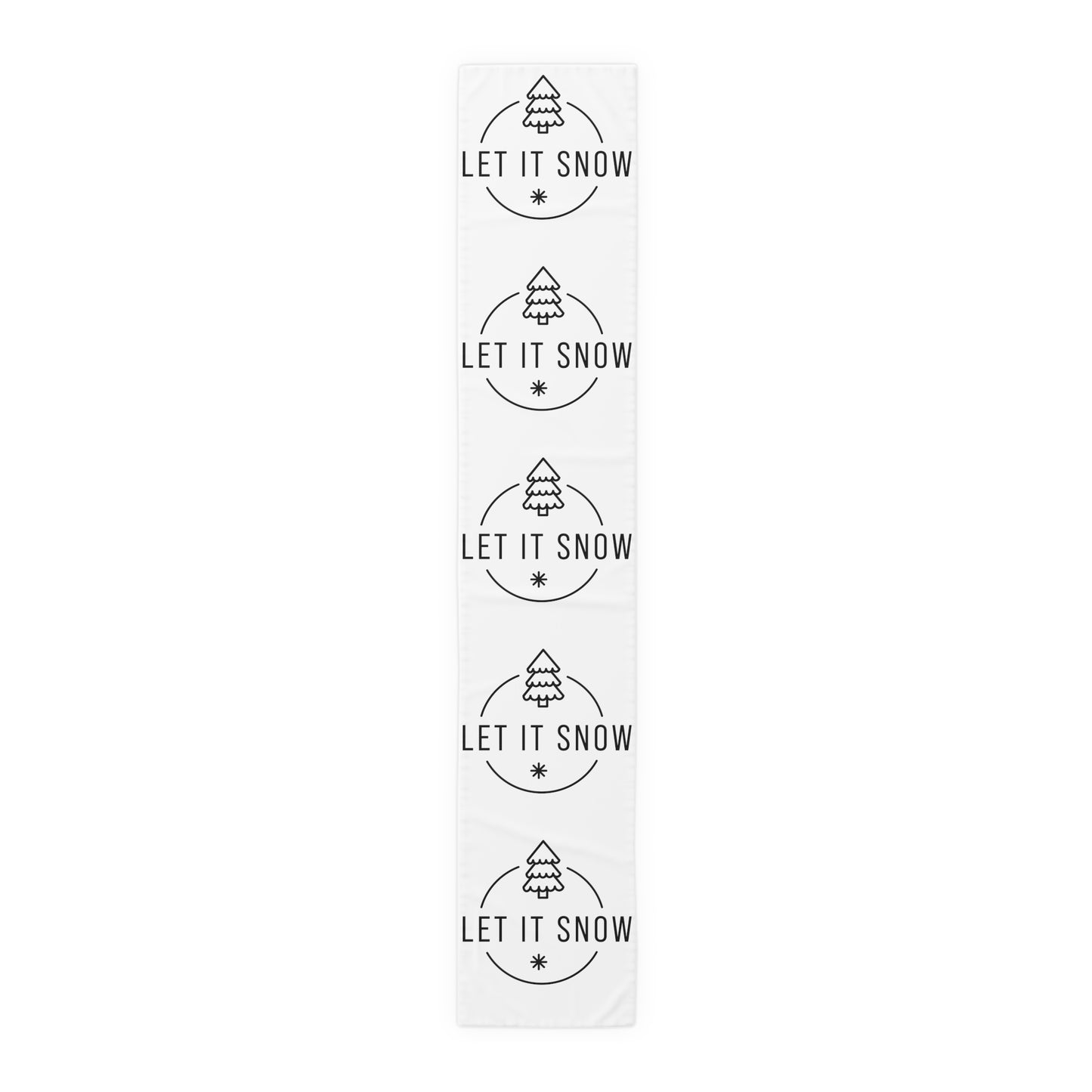 Let it Snow - Holiday Table Runner (Cotton, Poly)