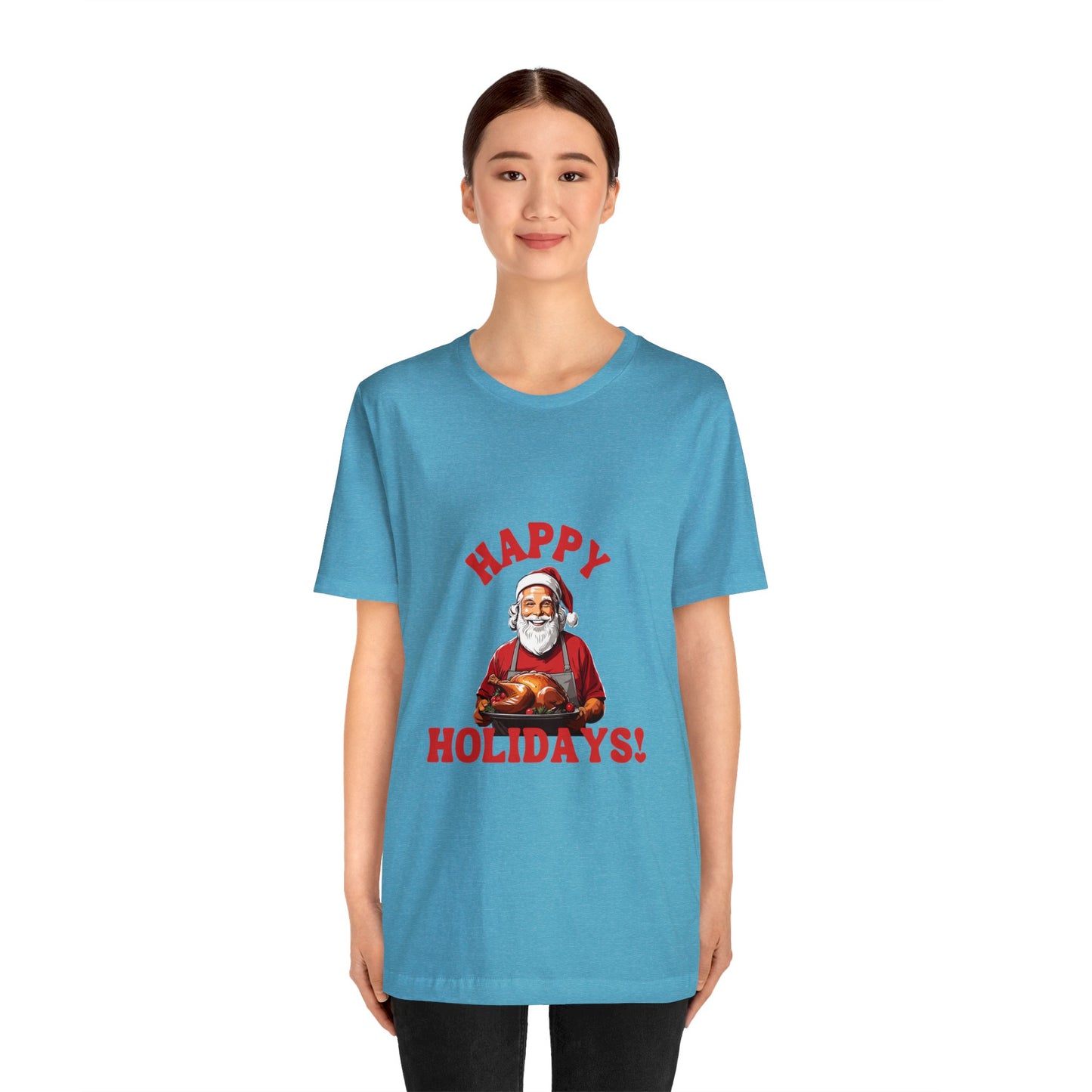 Happy Holidays Unisex Jersey Short Sleeve Tee