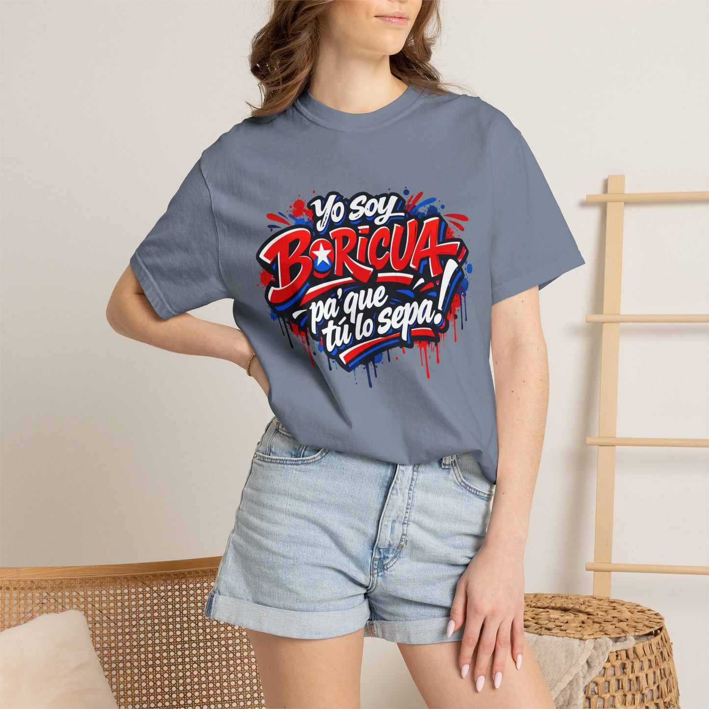 Yo soy Boricua pa' que tu lo sepa T-shirt | Puerto Rico flag design