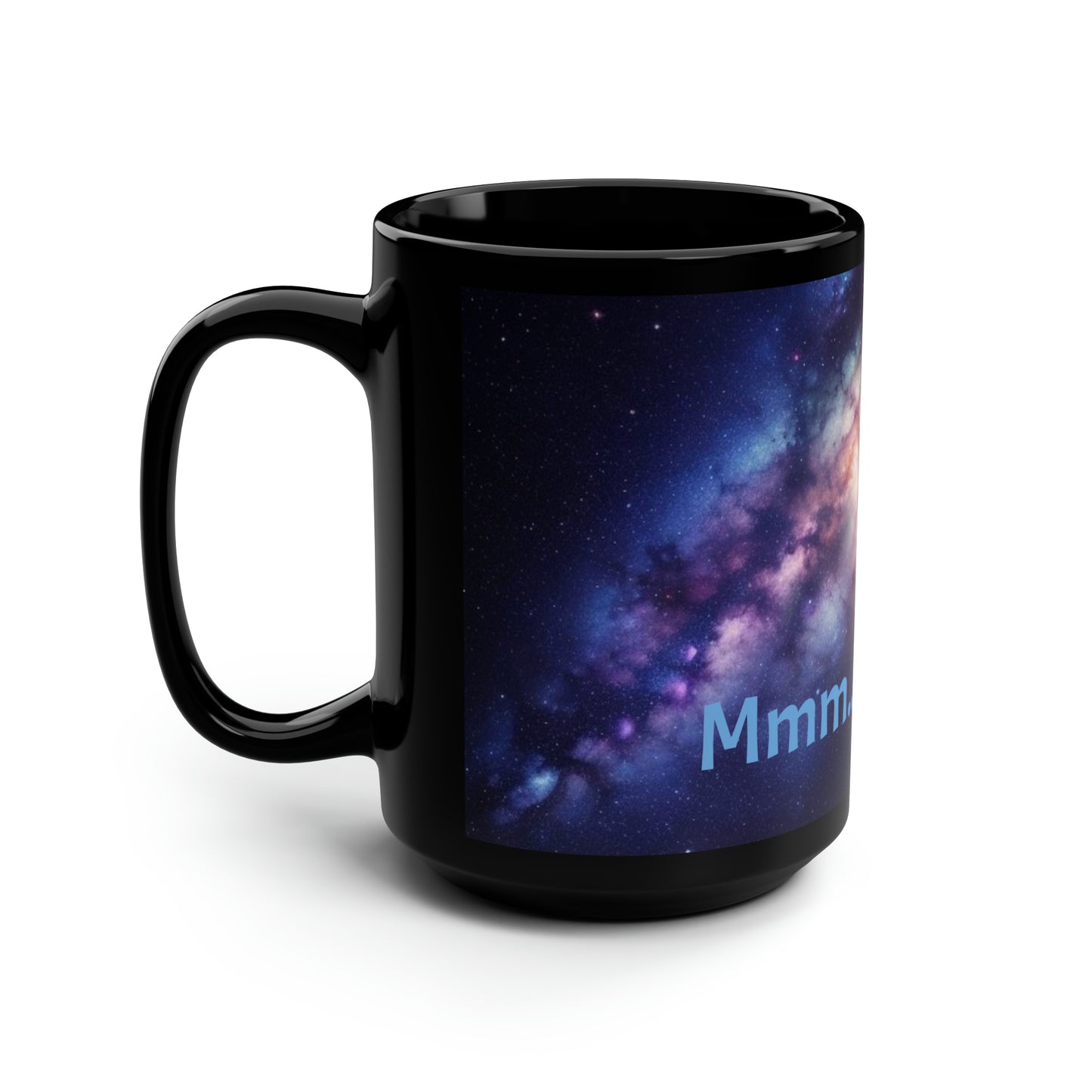 Milky Way Black Mug, 15oz