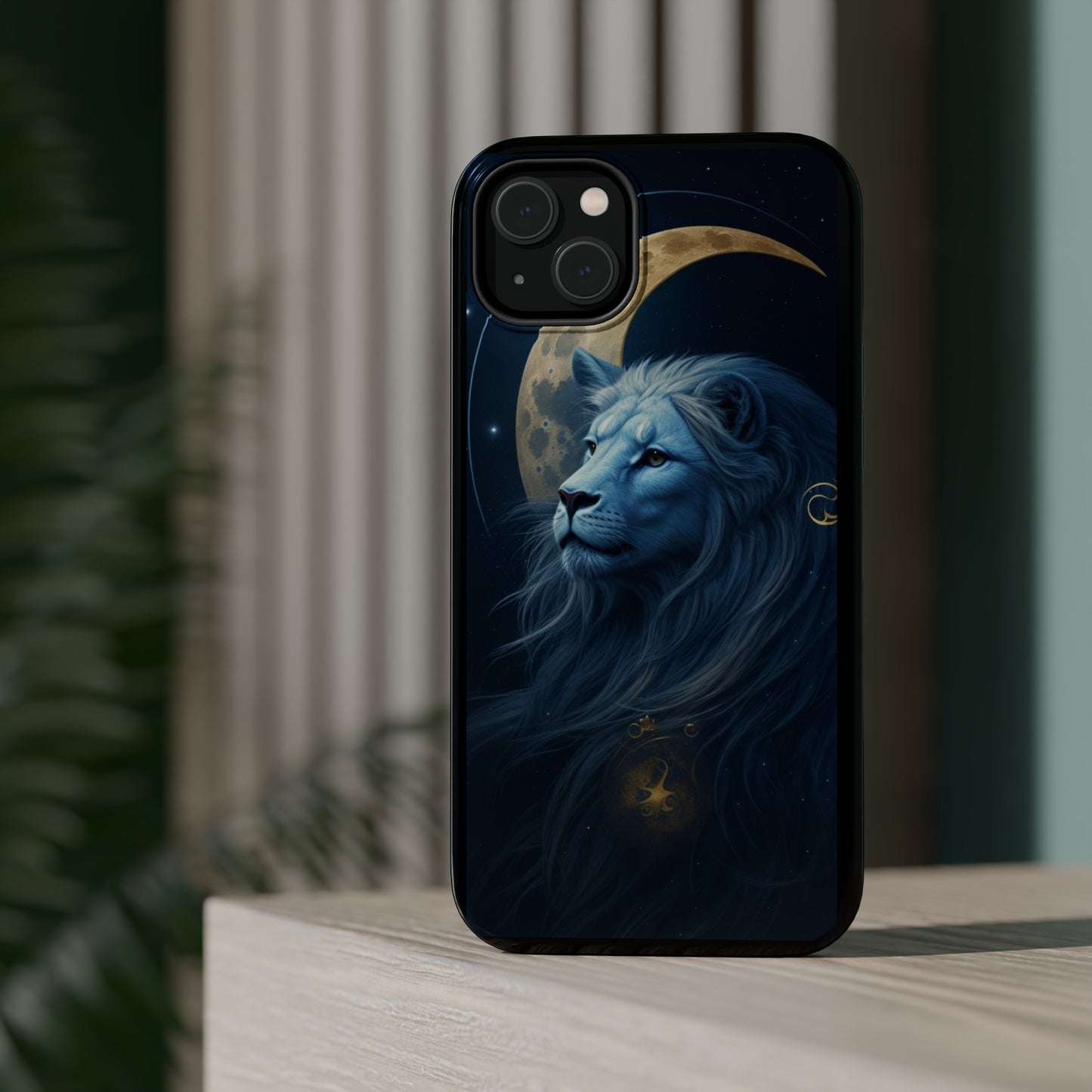 Zodiac Lion Gazer - iPhone 4 MagSafe Tough Cases