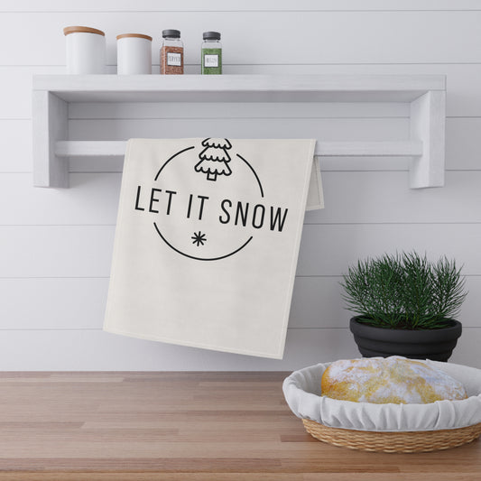 "Let it snow" - Kitchen Towel